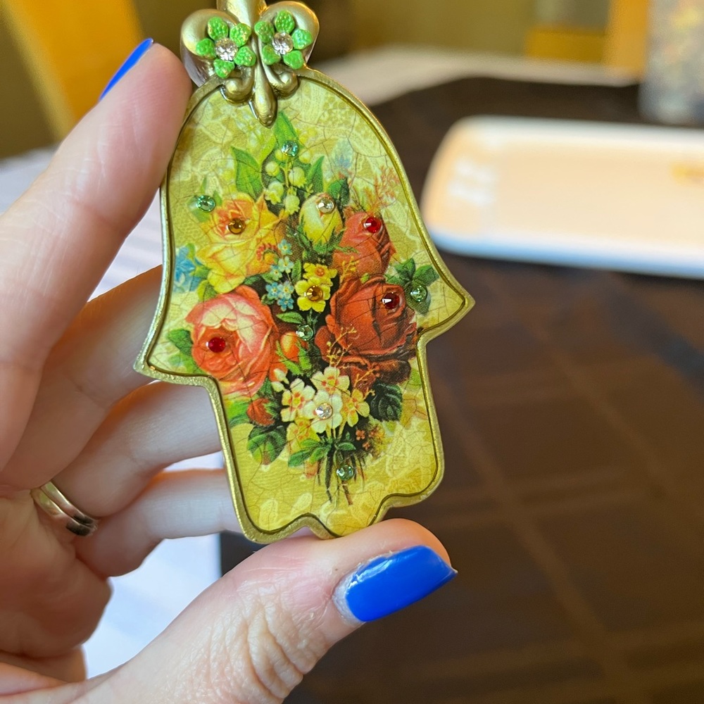 Michal Negrin Hamsa/ Hand Decoration/ Wall Hanging